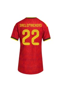Belgia Alexis Saelemaekers #22 Jalkapallovaatteet Naisten Kotipaita MM-kisat 2026 Lyhythihainen